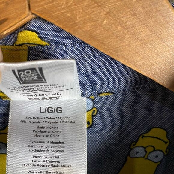 Simpson short sleeve shirt sz L - Picture 3 of 5